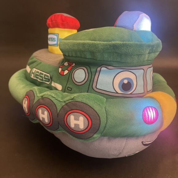 HESS | 2023 Plush Tugboat Toy With Lights and Sounds | Tested & Works | EUC - Picture 5 of 10